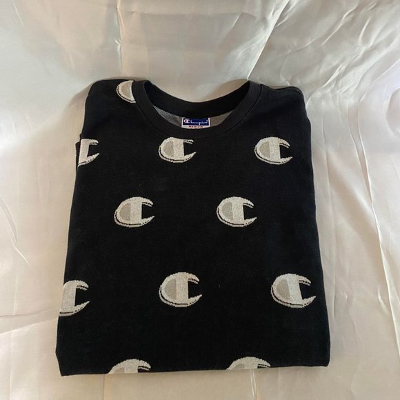 Champion All Over Logo T-Shirt - Picture 1 of 5